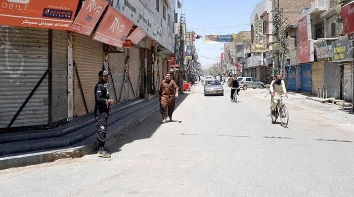 بلوچستان میں سمارٹ لاک ڈاﺅن میں 2جون تک توسیع