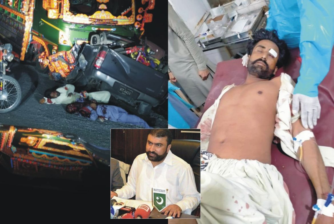 سینیٹر سرفراز بگٹی کی گاڑی کو حادثہ‘ 4لیویز اہلکار جاں بحق