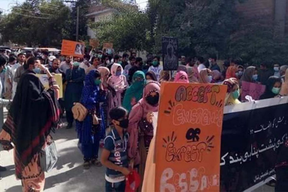 بلوچستان: جرائم پیشہ گروہوں کے خلاف کئی شہروں میں مظاہرے