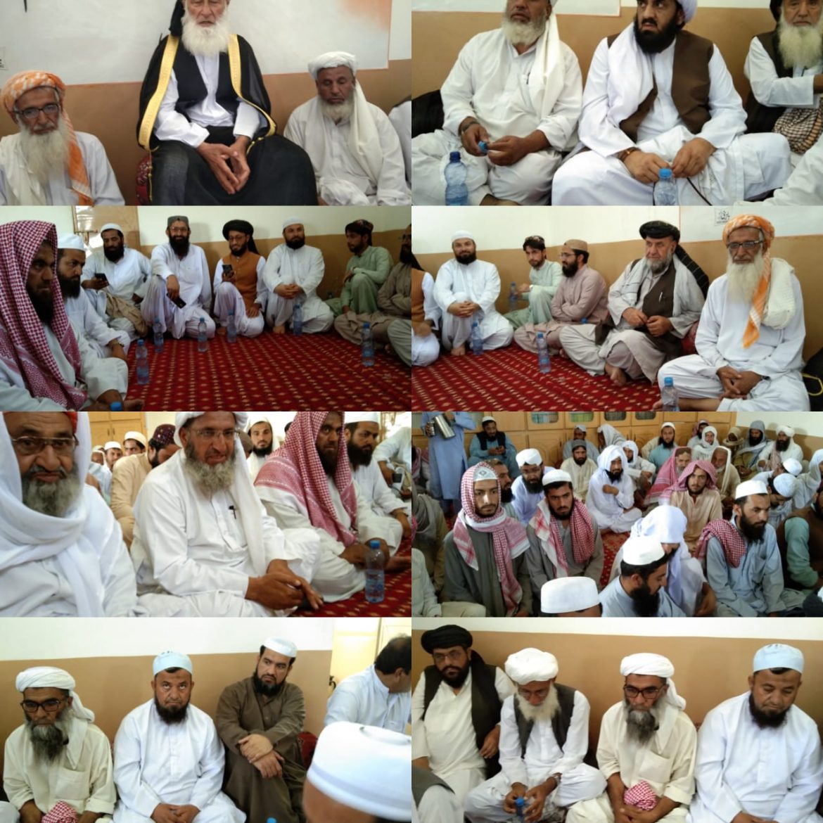 نوشکی ، کورونا پر جھوٹ گھڑا جارہا ہے یہ ففتھ جنریشن وار ہے ،مولانا مولانا محمد خان شیرانی
