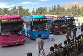 ٹرانسپورٹ پر پابندی کے باوجود بس سروس شروع ،انتظامیہ کی کارروائی