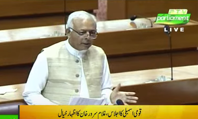 پارلیمنٹ غیر منتخب افراد کو کابینہ میں بیٹھنے سے روکنے کے لئے قانون بنائے،غلام سرور خان