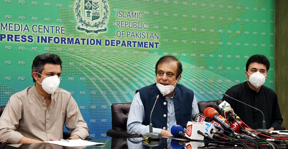 اپوزیشن جماعتوں کی پریس کانفرنس جھوٹ کا پلندہ تھی، شبلی فراز ، مرادسعید