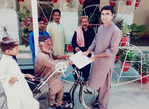 خضدار ‘معذوران کے اراضی کا مسئلہ حل ‘الاٹمنٹ آرڈر انجمن معذوران خضدار کے چیئرمین کے سپرد