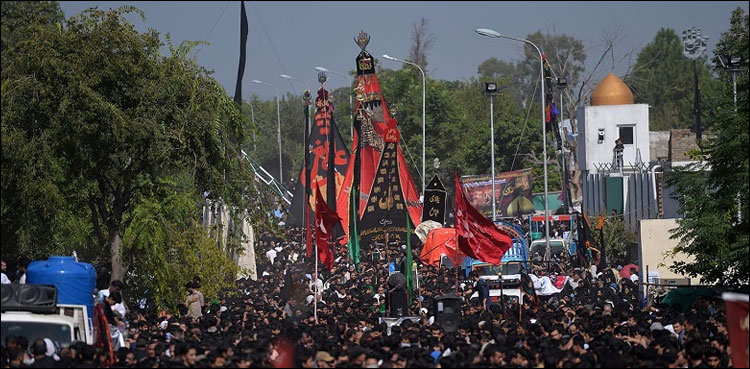کوئٹہ سمیت بلوچستان بھر میں یوم عاشور کے جلوس مقررہ راستوں سے ہوتے ہوئے پرامن طور پر اختتام پذیر