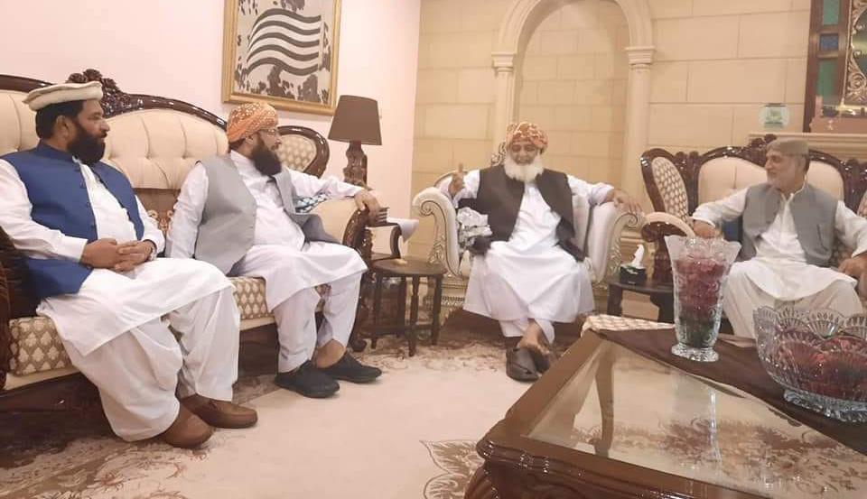 مولانا فضل الرحمان ‘سردار اختر مینگل  ملاقات ‘ ملکی بالخصوص بلوچستان کی سیاسی صورتحال پر تبادلہ خیال