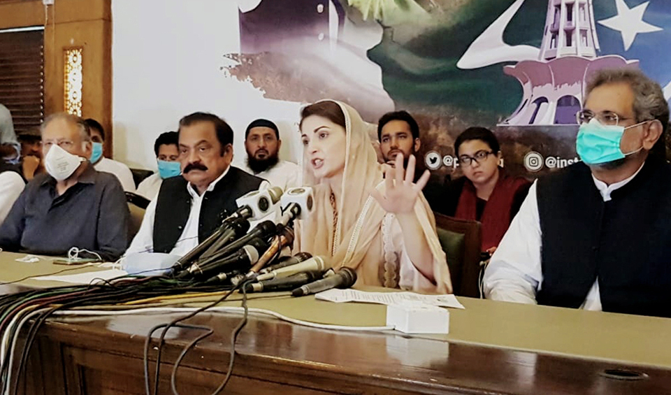 ڈرنے والی نہیں ‘ پارٹی کا ایک ہی بیانیہ ہے ووٹ کو عزت دو، مریم نواز