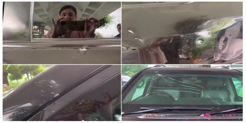 کیا کوئٹہ پتھر بلٹ پروف گاڑی کا شیشہ توڑ سکتا ہے ‘ مریم نواز