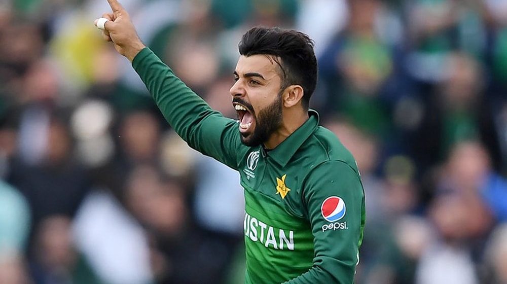 شاداب خان نے ٹی 20 انٹرنیشنل وکٹوں کی ففٹی مکمل کرلی