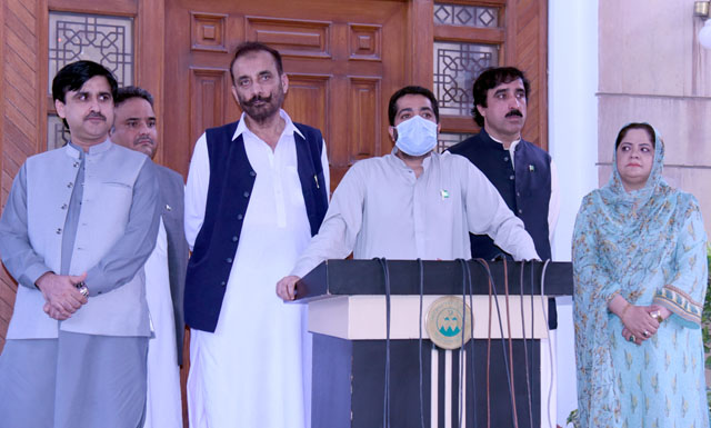 اراکین اسمبلی ہم پر جتنی چاہے تنقید کریں مگر ہمارے قومی اداروں پر تنقید نہ کریں ، صوبائی وزراء ، مشیر و پارلیمانی سیکرٹریز