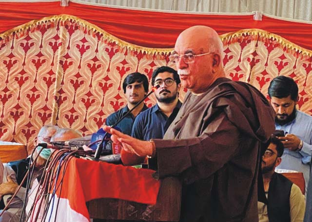 پاکستان ہمارا ملک اور فیدڑیشن ‘ عوامی حقوق و اختیارات پر سمجھوتہ نہیں کرینگے ‘ محمود خان اچکزئی