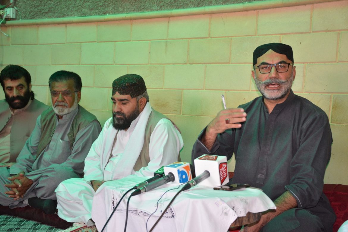 فتھ جنریشن وار کے تحت بلوچستان کی سیاسی جماعتوں ، تقافت اور اقدار کو مسخ کرنے کی کوششیں کی جارہی ہیں ، نوابزادہ حاجی میر لشکری خان رئیسانی