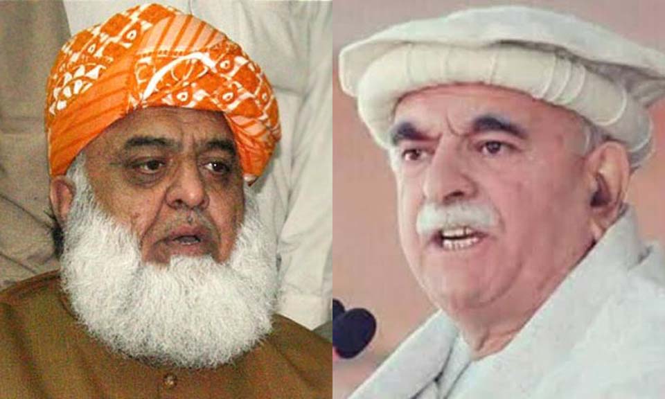 مولانا فضل الرحمان ، محمود خان اچکزئی ملاقات ،  سیاسی صورتحال پر تبادلہ خیال