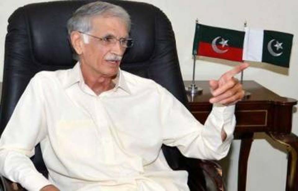چینی چوری میں نام آیا تو جہانگیر ترین لندن بھاگ گیا ، پرویز خٹک کے خطاب کی ویڈیو وائرل