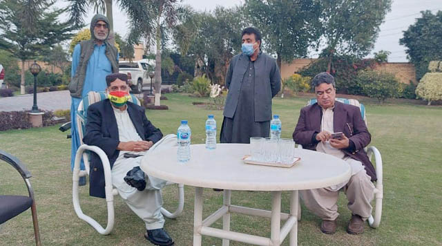 بی این پی نے بھی پارٹی پرچم ، انتخابی نشان والے فیس ماسک تیار کرالئے