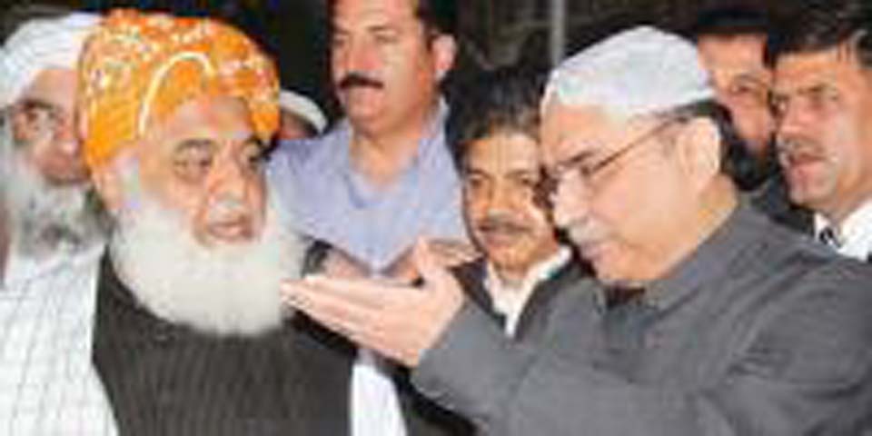 زرداری کی مولانا فضل الرحمان کو جلسے میں شرکت کی دعوت