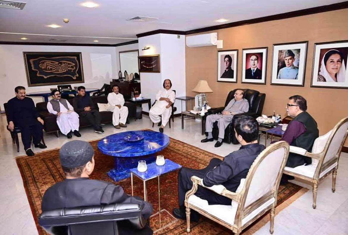 صدر زرداری سے صوبائی وزراء و قیادت کی اہم ملاقات ، بلوچستان کی مجموعی سیاسی و انتظامی صورتحال پر تبادلہ خیال