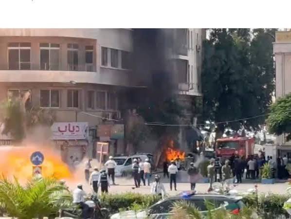 دمشق میں فرانسیسی صدر کے دورے کے دوران دو دھماکے،پولیس اہلکاروں سمیت 18 افراد زخمی،سکیورٹی ہائی الرٹ