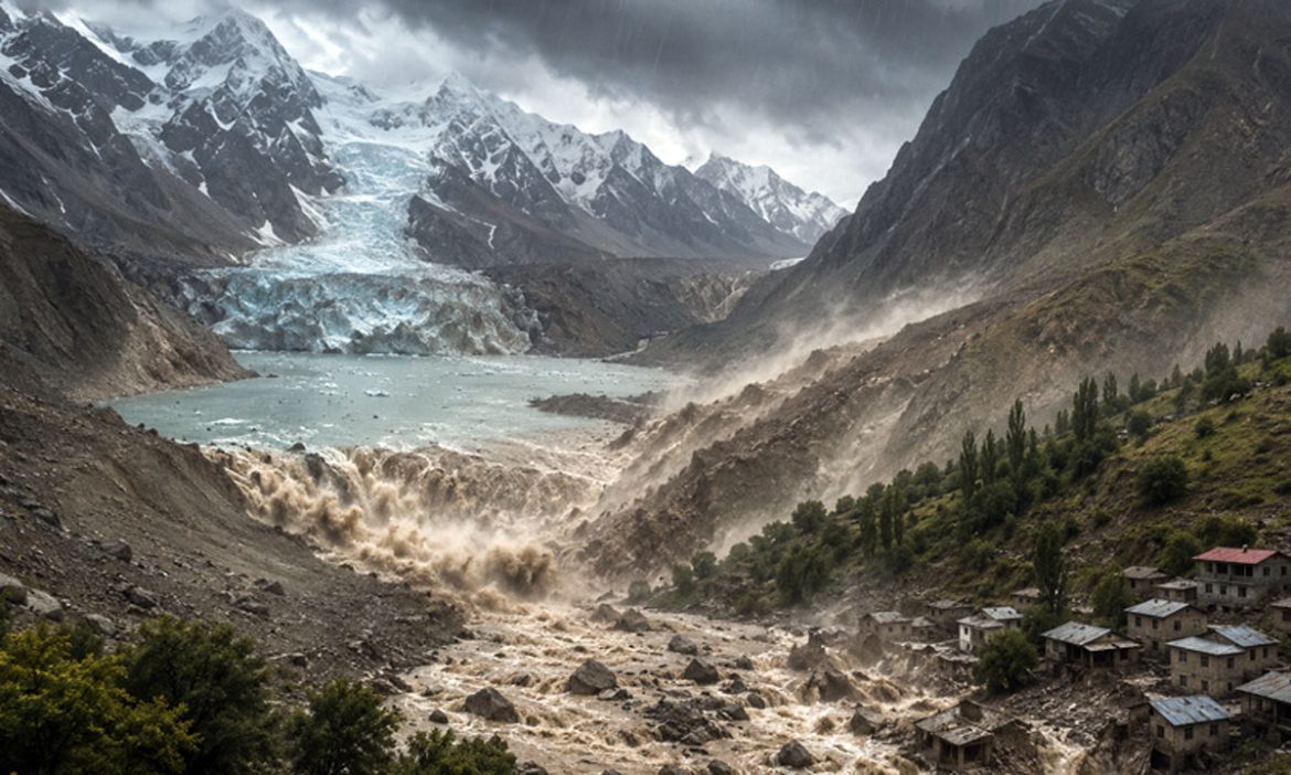 بالائی علاقوں میں گلیشیائی جھیلیں پھٹنے کا خطرہ، محکمہ موسمیات کا الرٹ، سیاحوں کے لیے ہدایات جاری