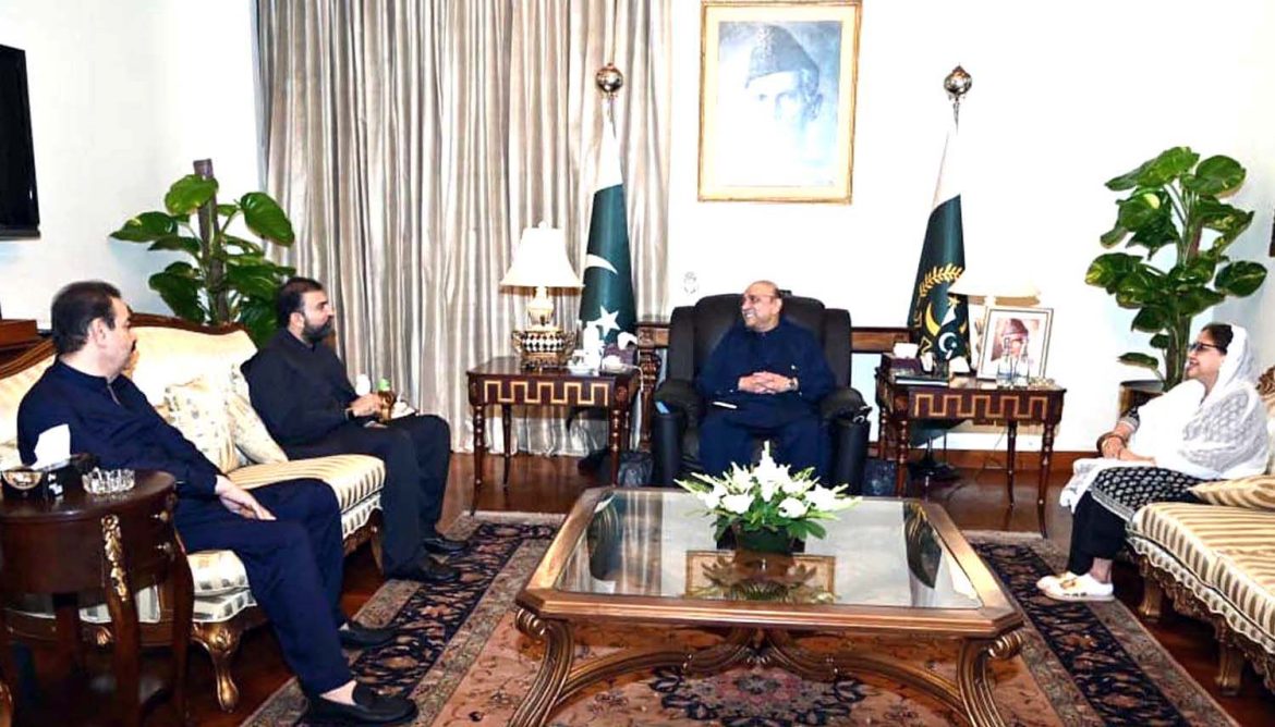 بلوچستان میں امن کے لیے وفاق اور صوبے میں مؤثر رابطہ ضروری ، صدر زرداری