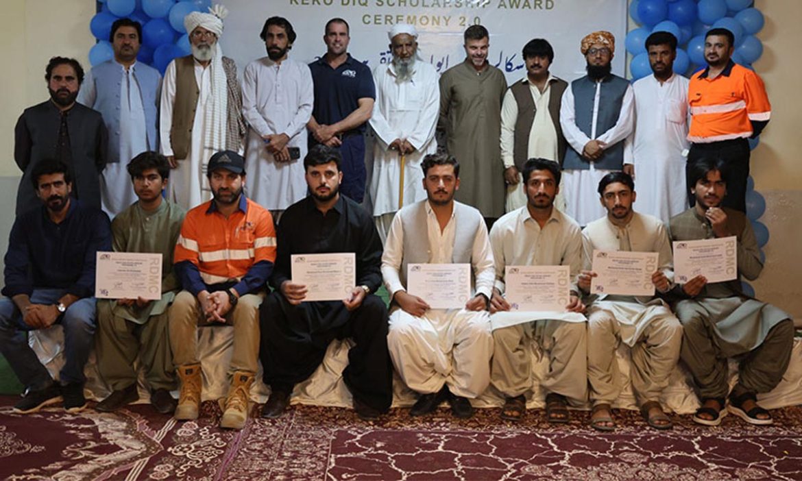 ریکوڈک مائننگ کمپنی نے 55 طلبہ کو ’فلی فنڈڈ ‘ اسکالرشپس دیدیں